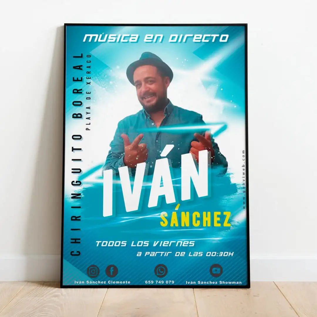 Cartel Iván Sánchez